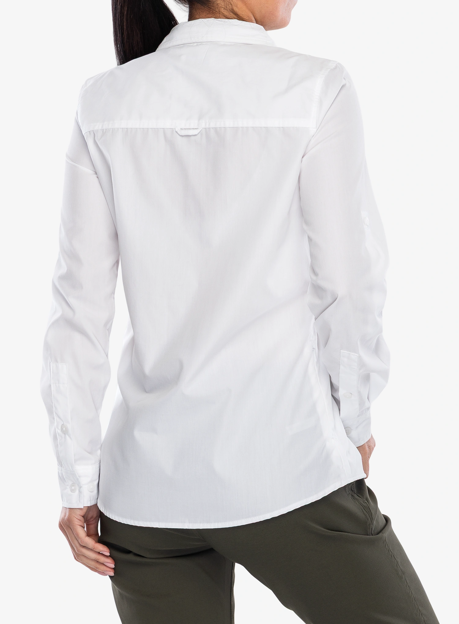 Ženska srajca proti komarjem Craghoppers Kiwi III Long Sleeved Shirt - white