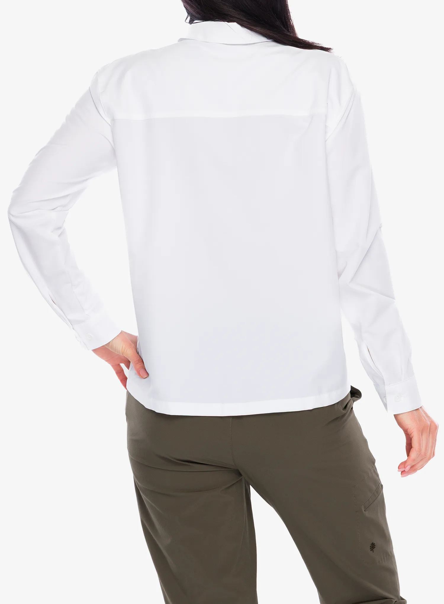 Ženska srajca proti komarjem Royal Robbins Expedition III L/S - white