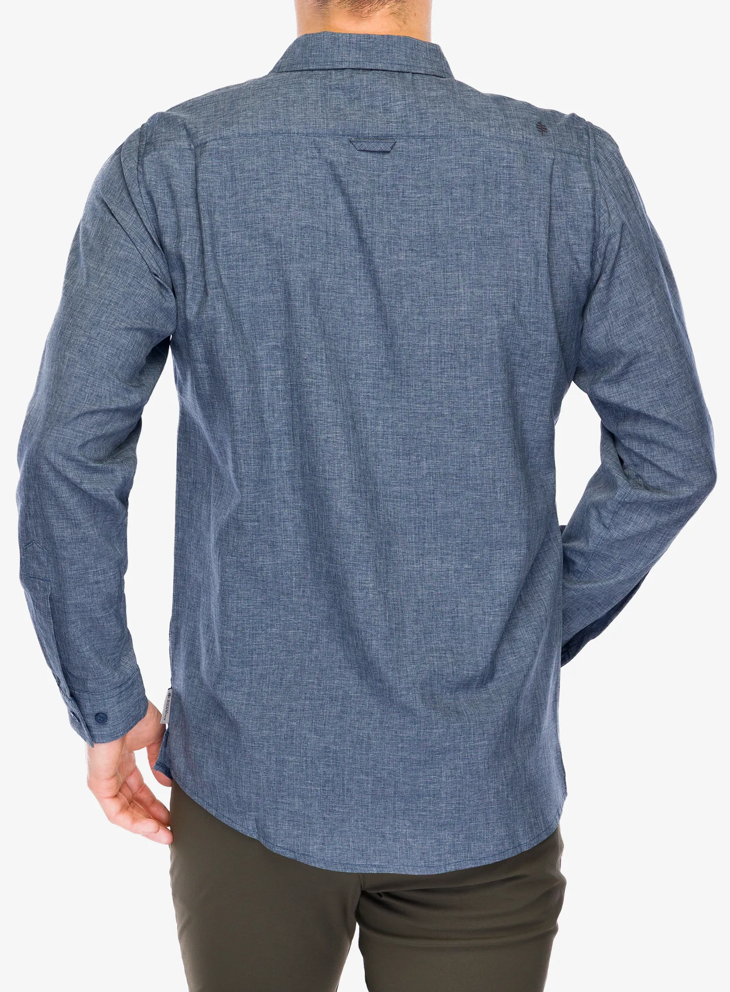 Srajca proti komarjem Royal Robbins Amp Lite II L/S - deep blue htr