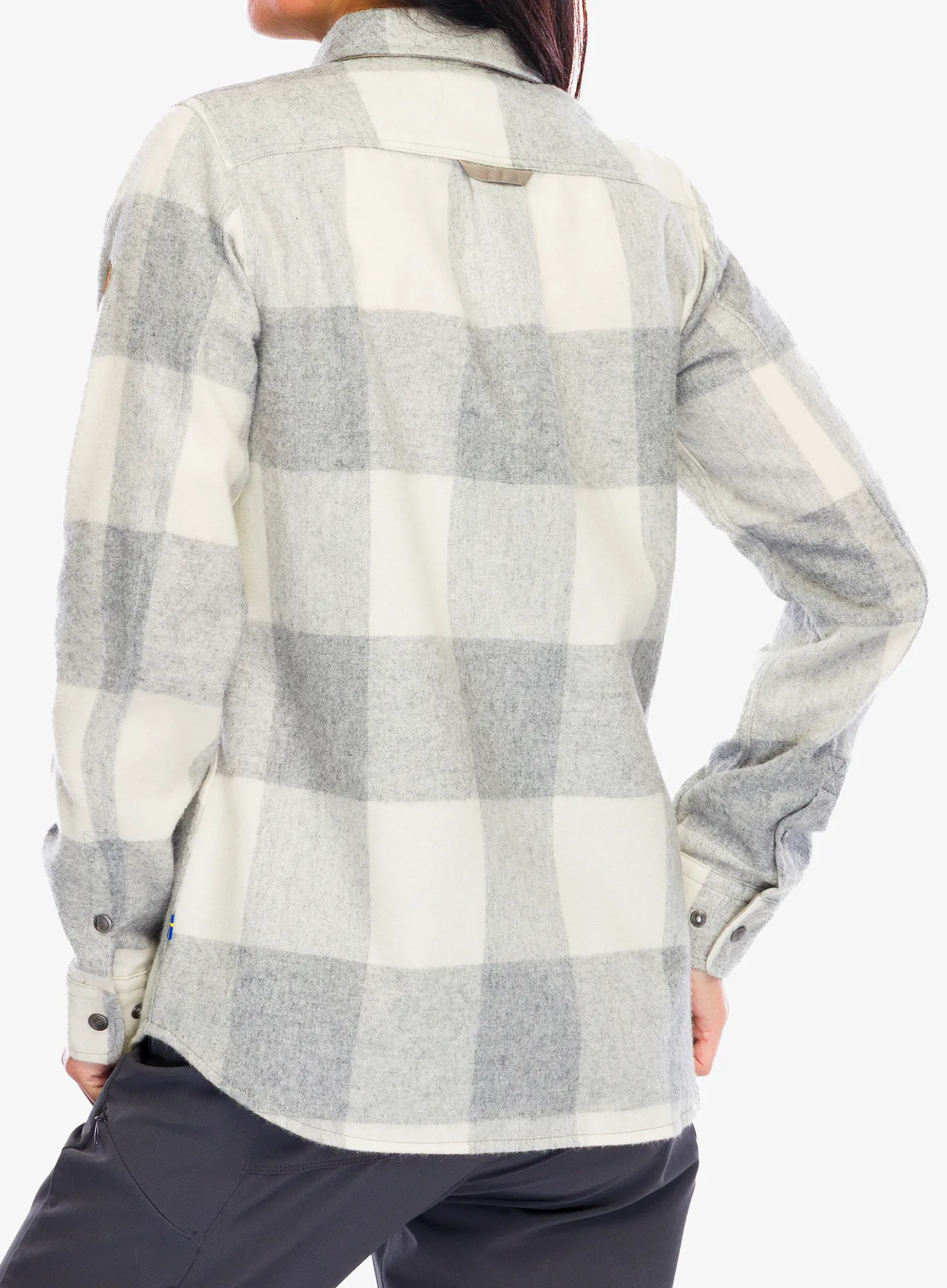 Ženska srajca Fjallraven Canada Shirt - fog/chalk white