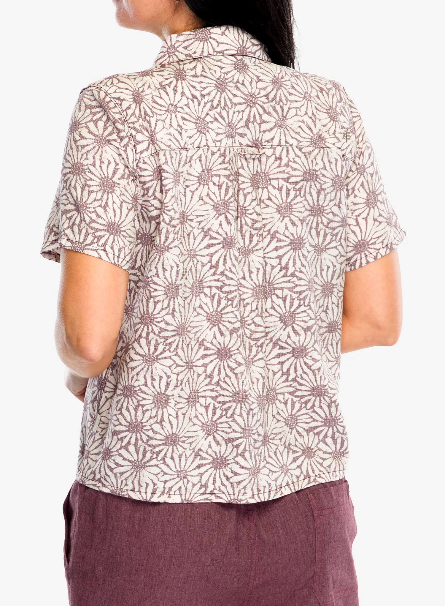 Ženska srajca Royal Robbins Camino Pucker S/S - wild rhubarb caledonia pt