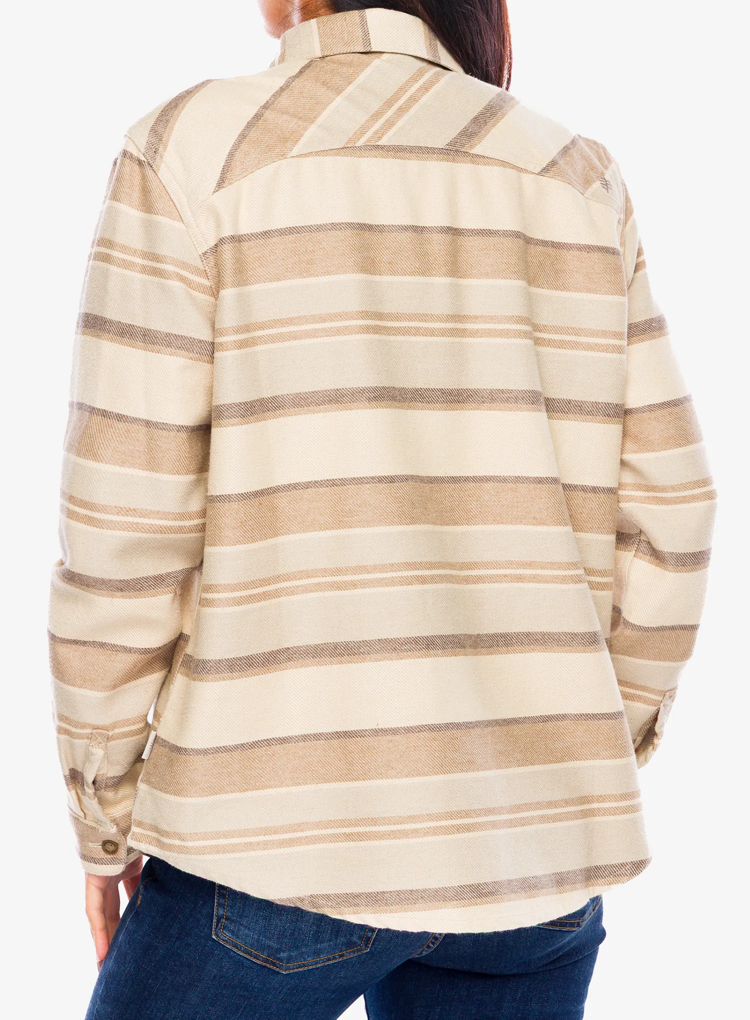 Ženska srajca Royal Robbins Clouds Rest Hemp LS - chalk pacific crest str