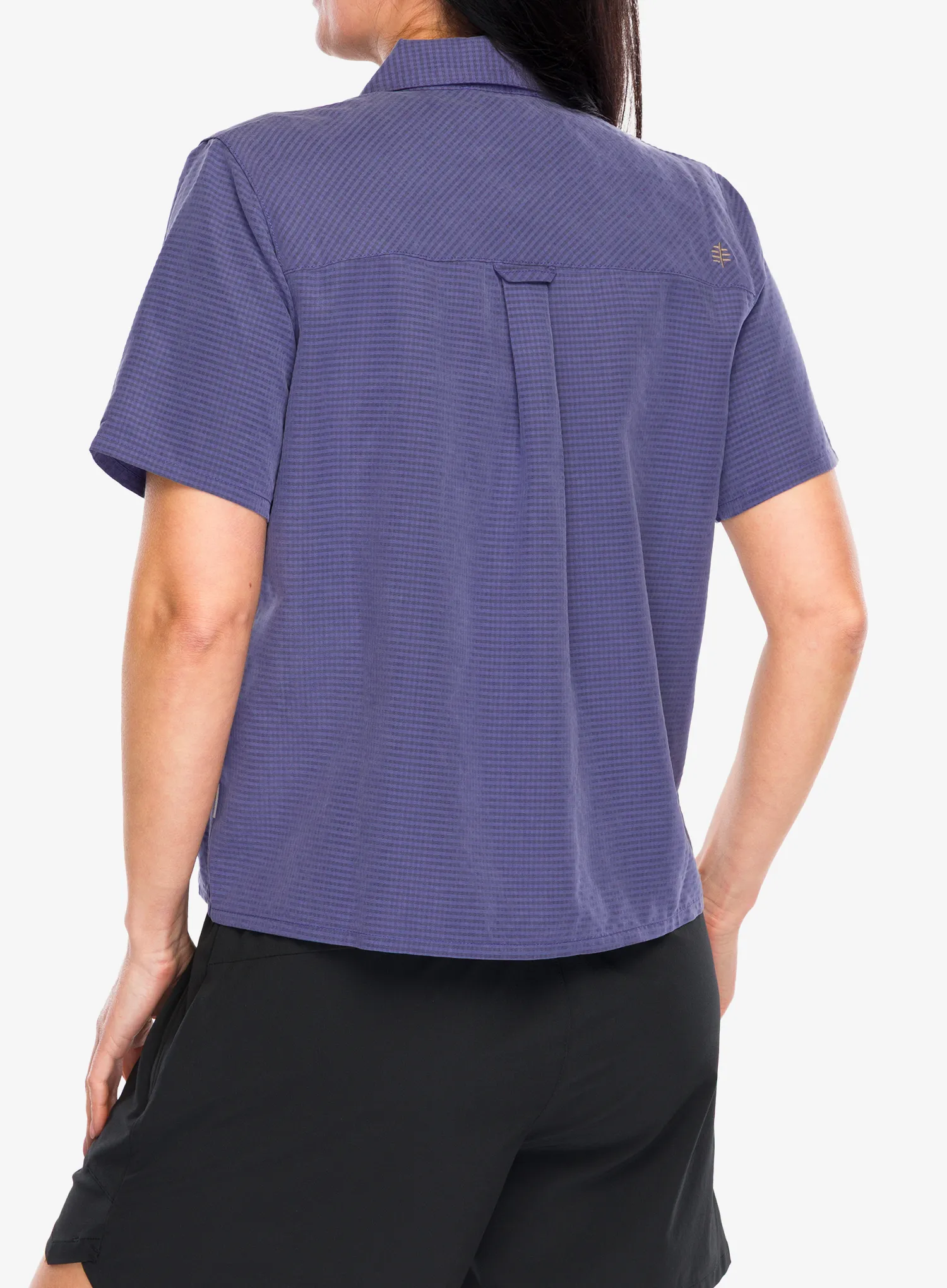 Ženska srajca Royal Robbins Desert Pucker S/S - future dusk