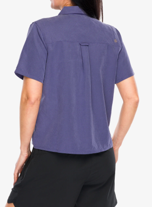 Ženska srajca Royal Robbins Desert Pucker S/S - future dusk