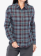 Ženska srajca Royal Robbins Lieback Overshirt - deep blue dipsea pld