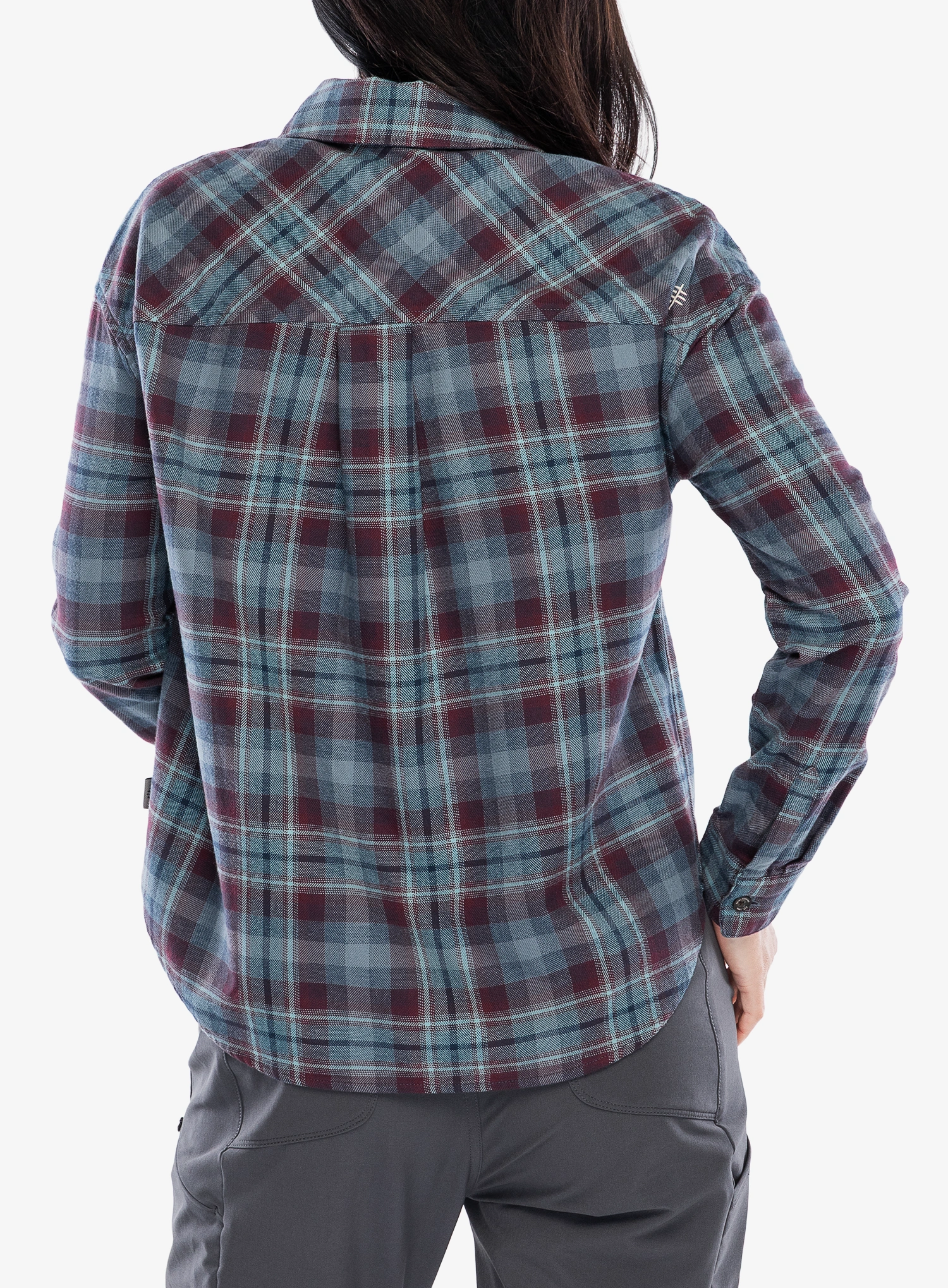 Ženska srajca Royal Robbins Lieback Overshirt - deep blue dipsea pld