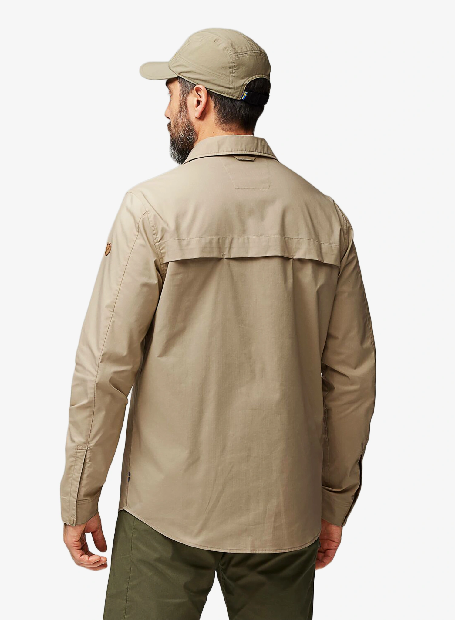 Pohodniška srajca Fjallraven Abisko Trail Shirt LS - fossil