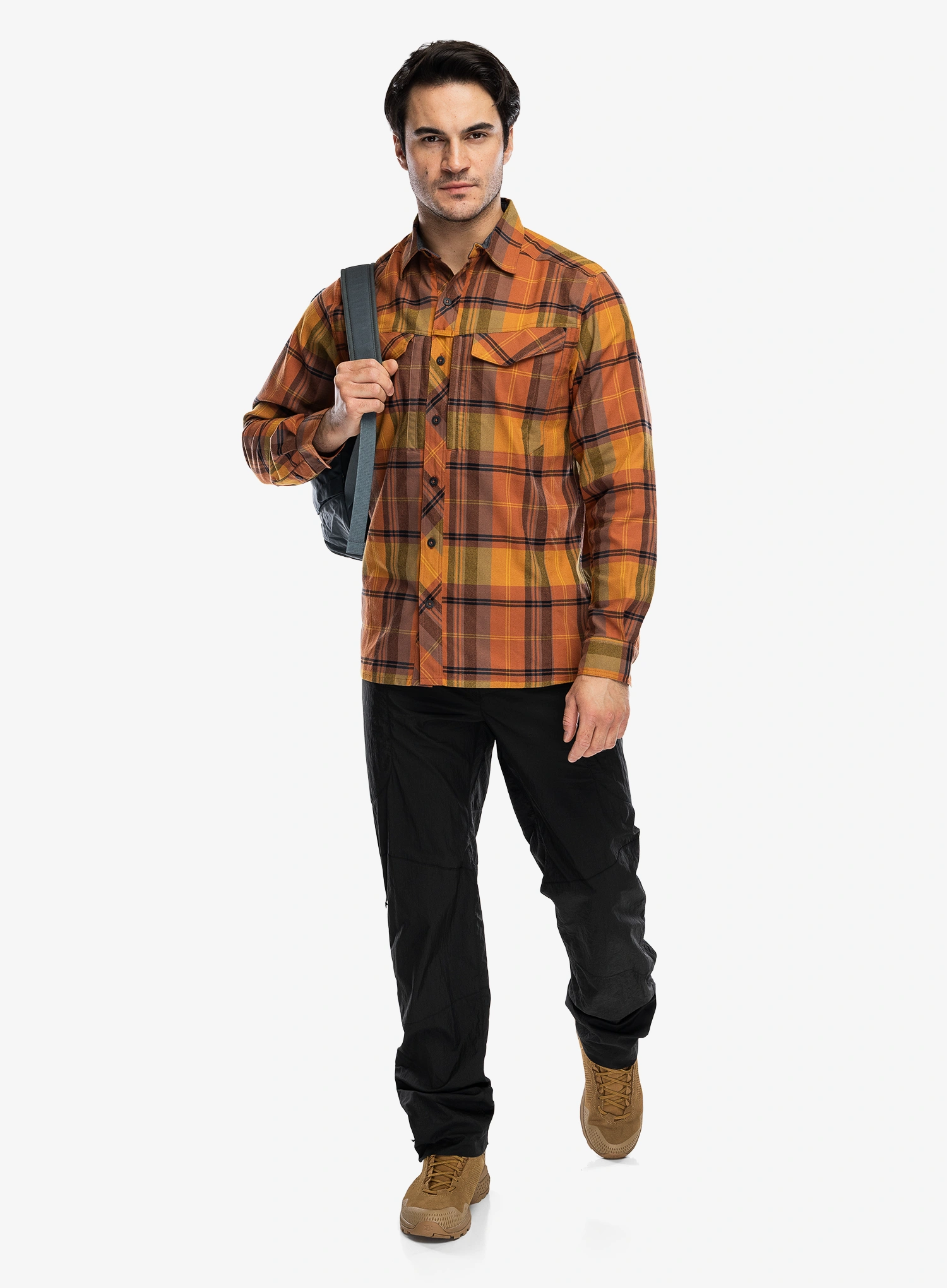 Pohodniška srajca Helikon-Tex Defender Mk2 Nylon Sorona Blend - evening pumpkin