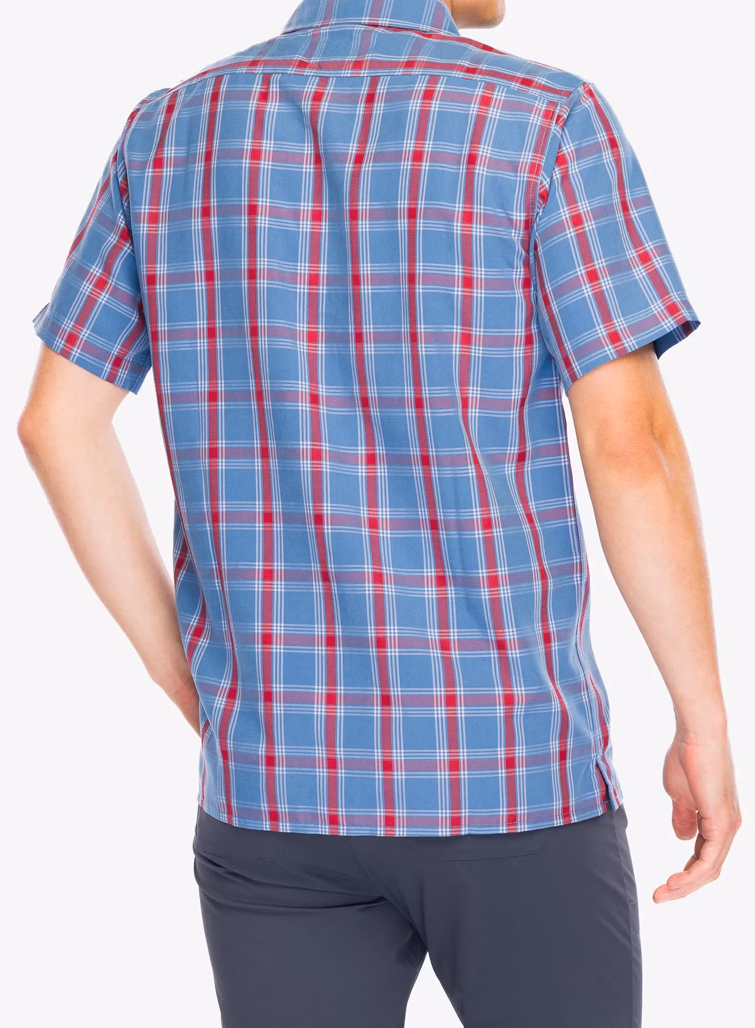 Pohodniška srajca Marmot Eldridge Novelty Classic S/S - rain cloud oliver plaid