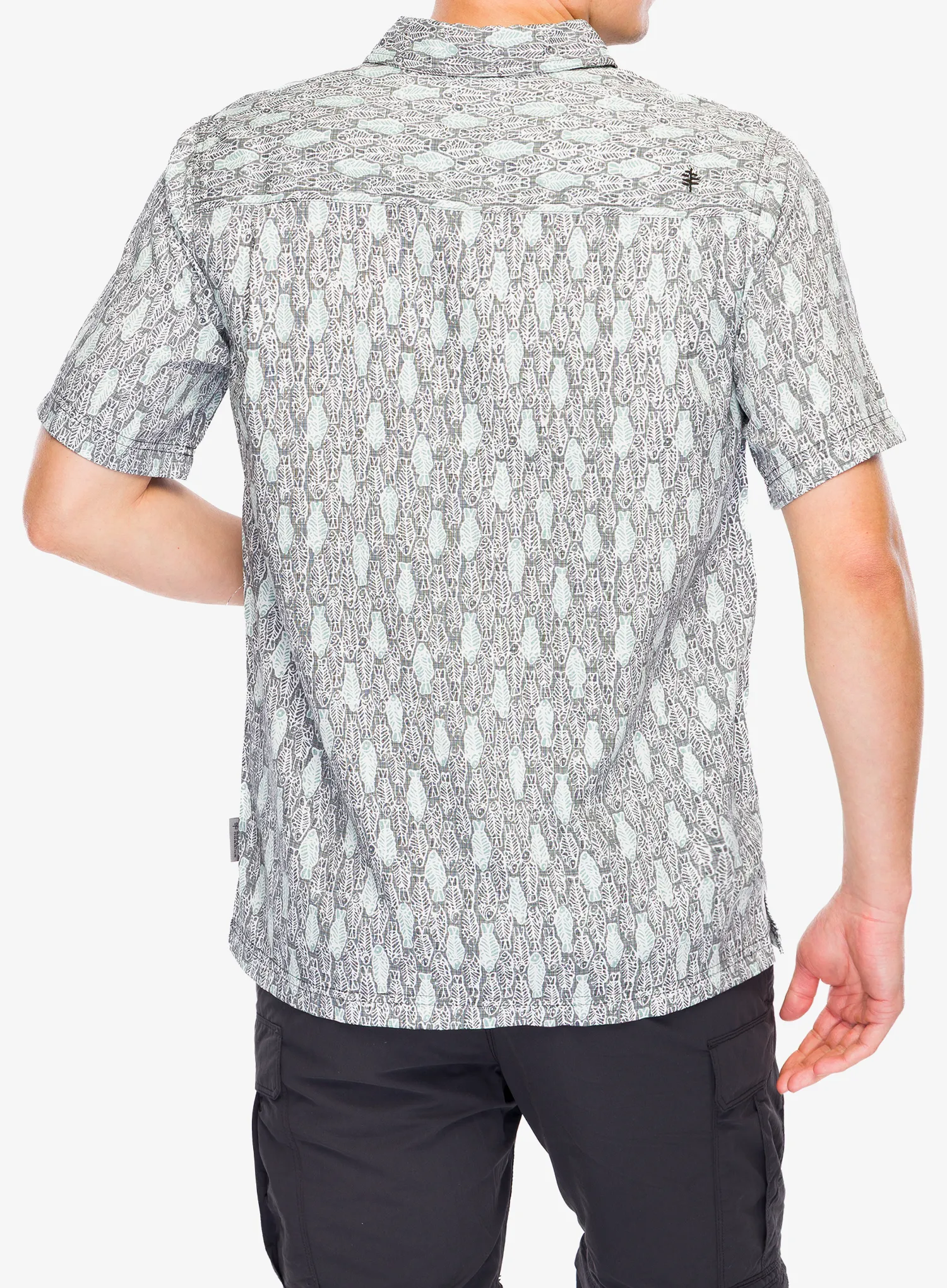 Pohodniška srajca Royal Robbins Camino Pucker S/S - everglade fish pt