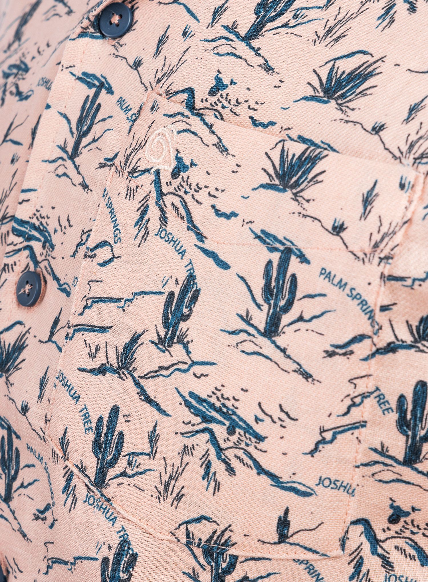 Srajca Craghoppers NosiBotanical Hula S/S - chalk pink print