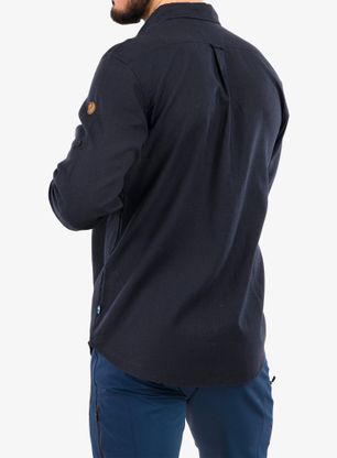 Srajca Fjallraven Övik Travel Shirt LS - dark navy