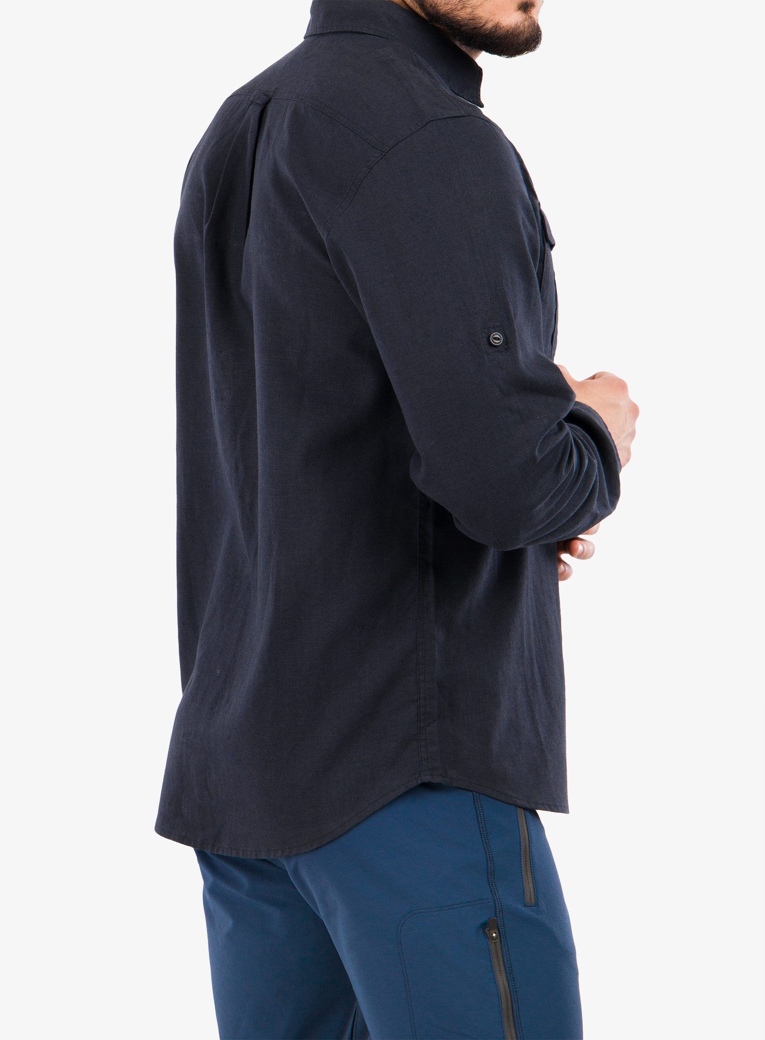 Srajca Fjallraven Övik Travel Shirt LS  - dark navy
