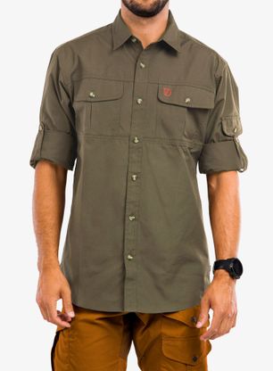Moška srajca Fjallraven Singi Trekking Shirt LS - dark olive