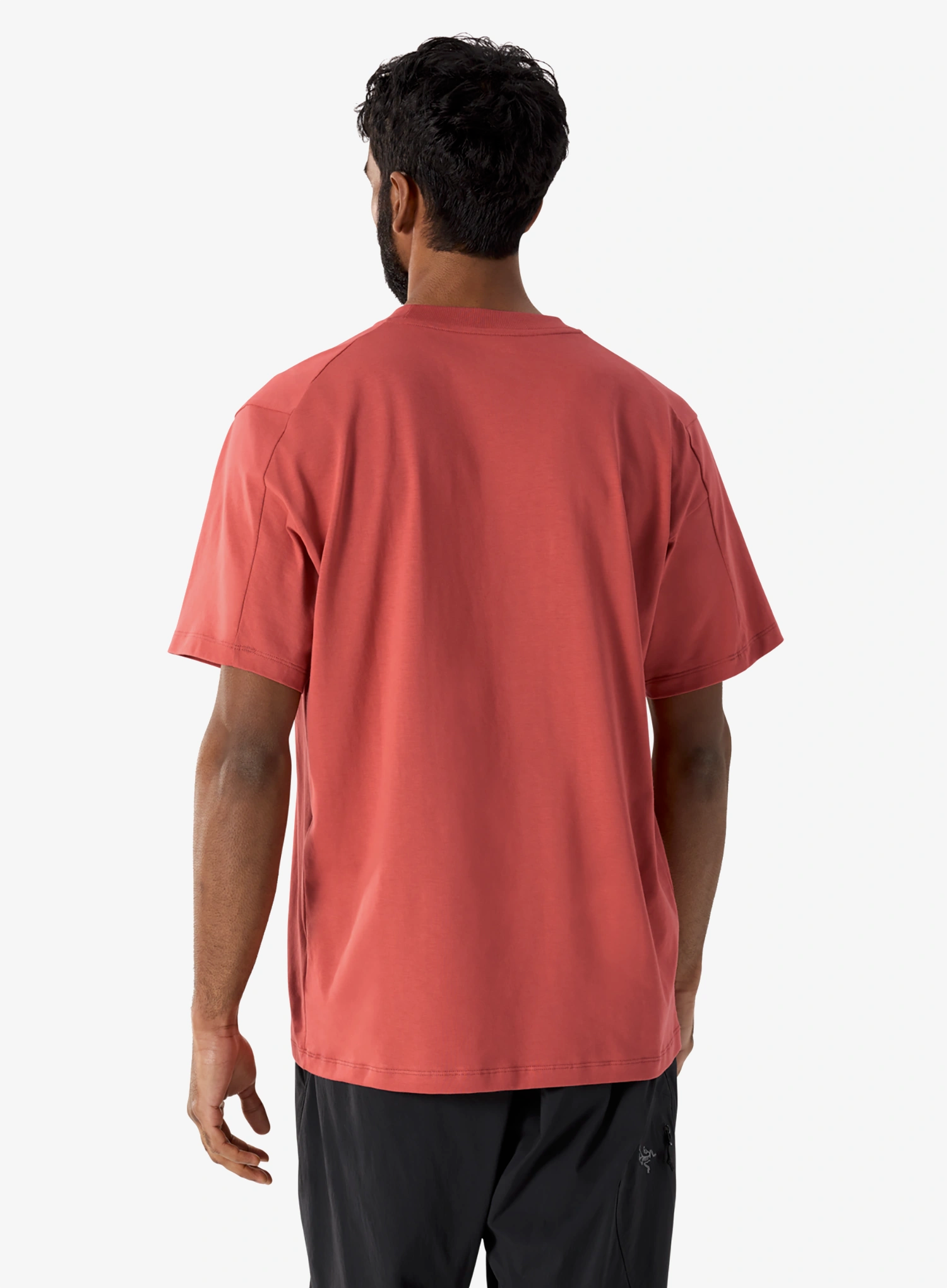 Bombažna majica Arcteryx Kragg SL Cotton Shirt SS - stone red