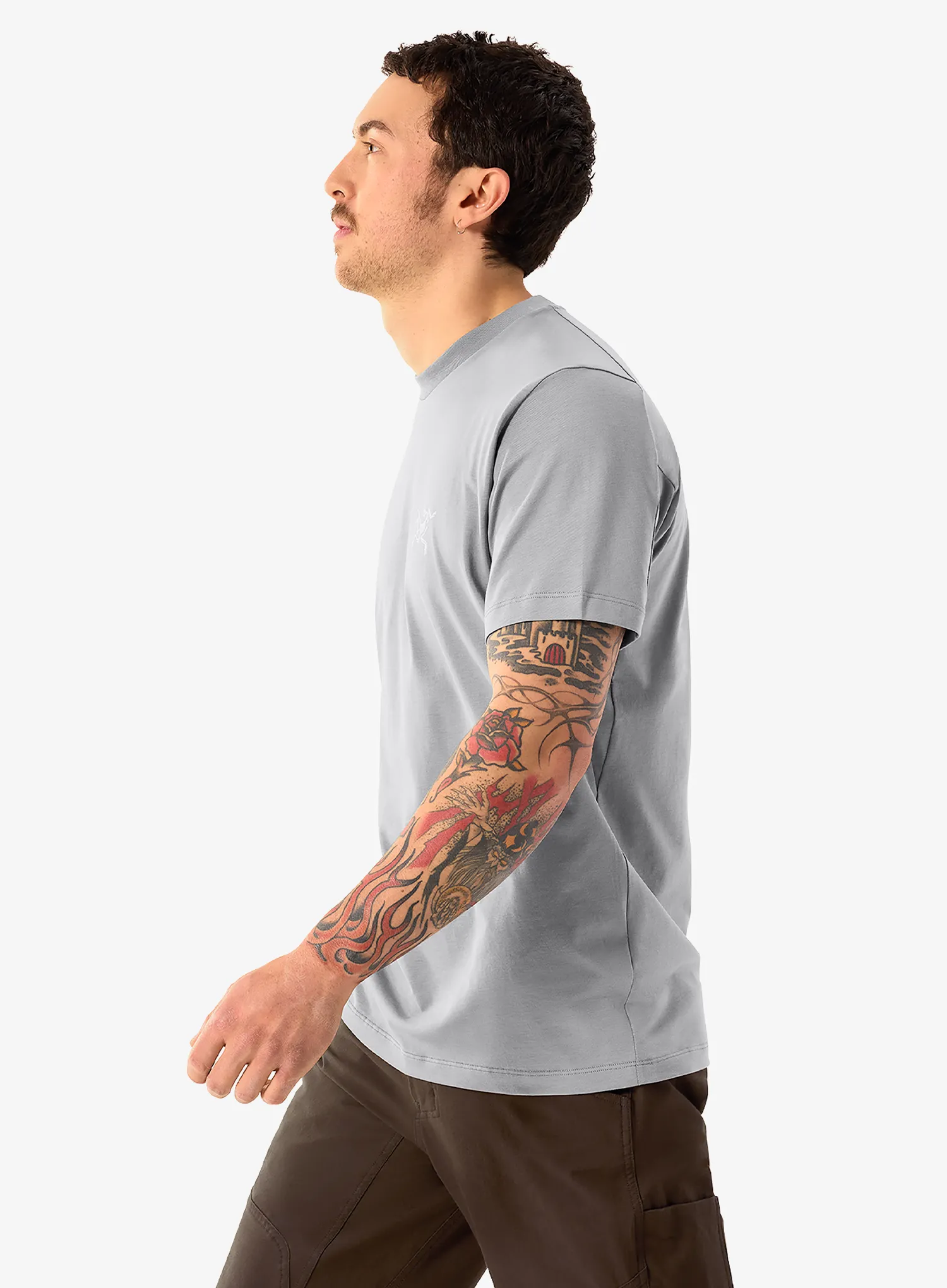 Bombažna majica Arcteryx Kragg SL Cotton SS - void