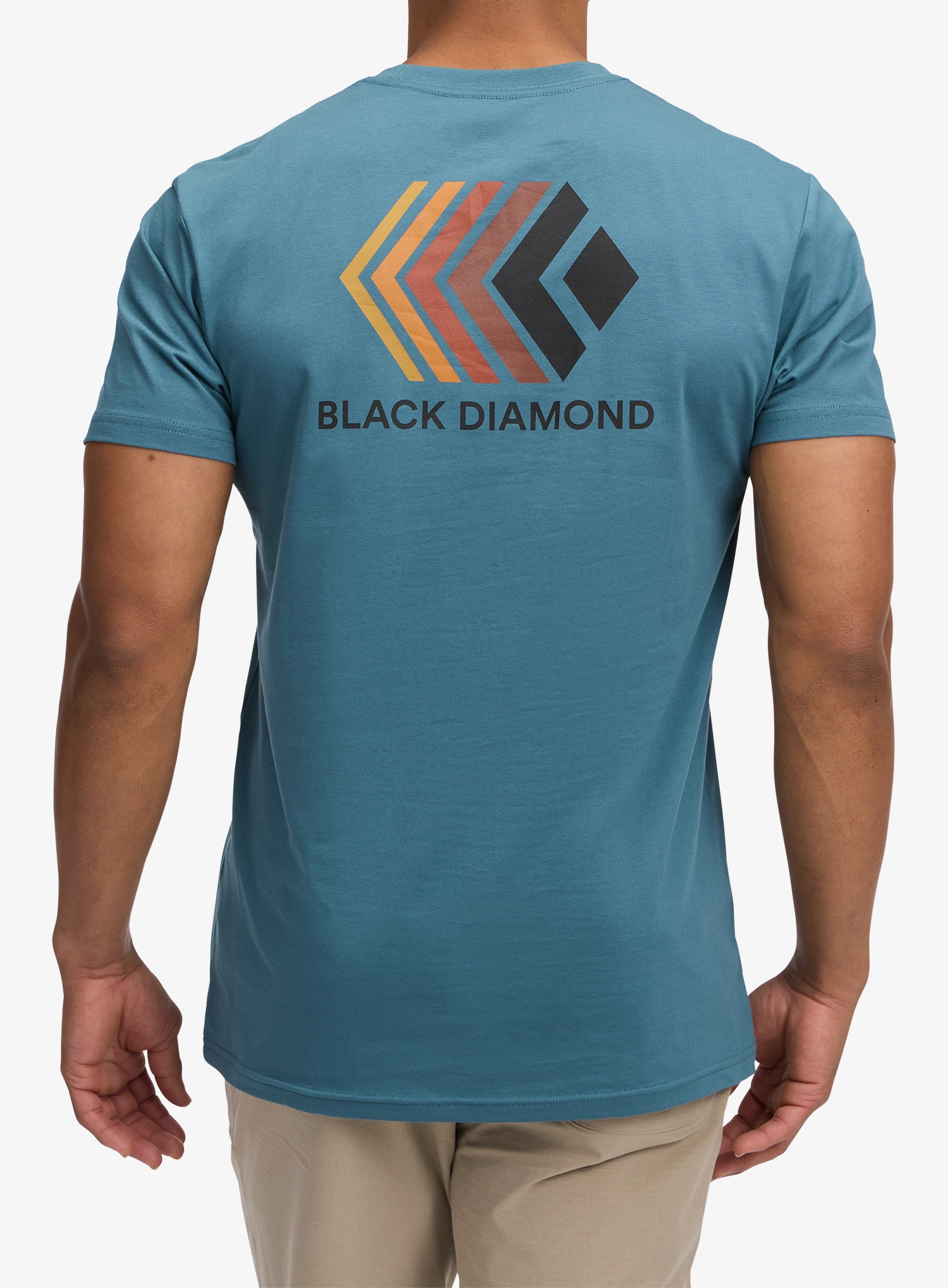 Bombažna majica Black Diamond Faded SS Tee - creek blue
