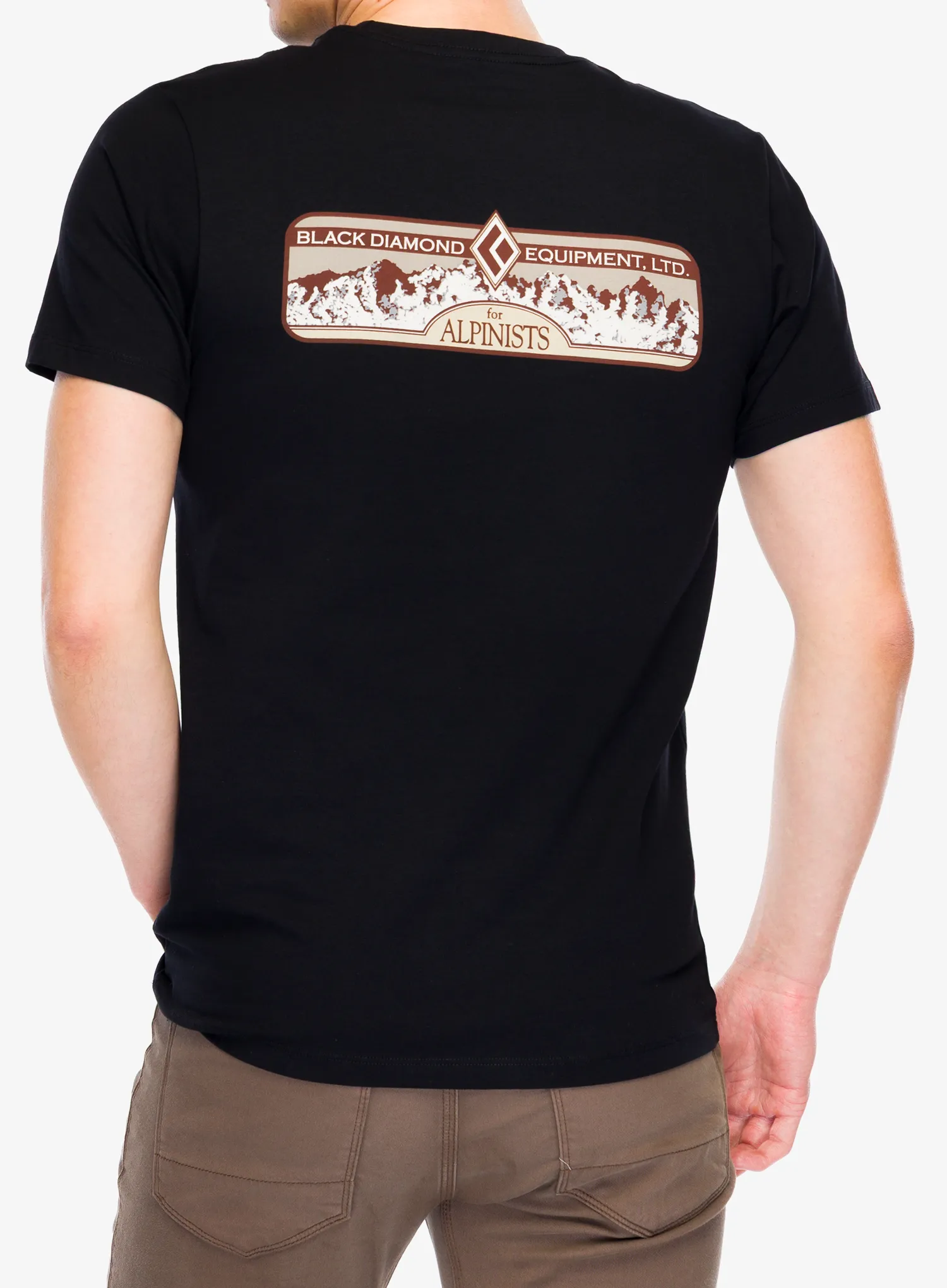 Bombažna majica Black Diamond Heritage Alpinist SS Tee - black