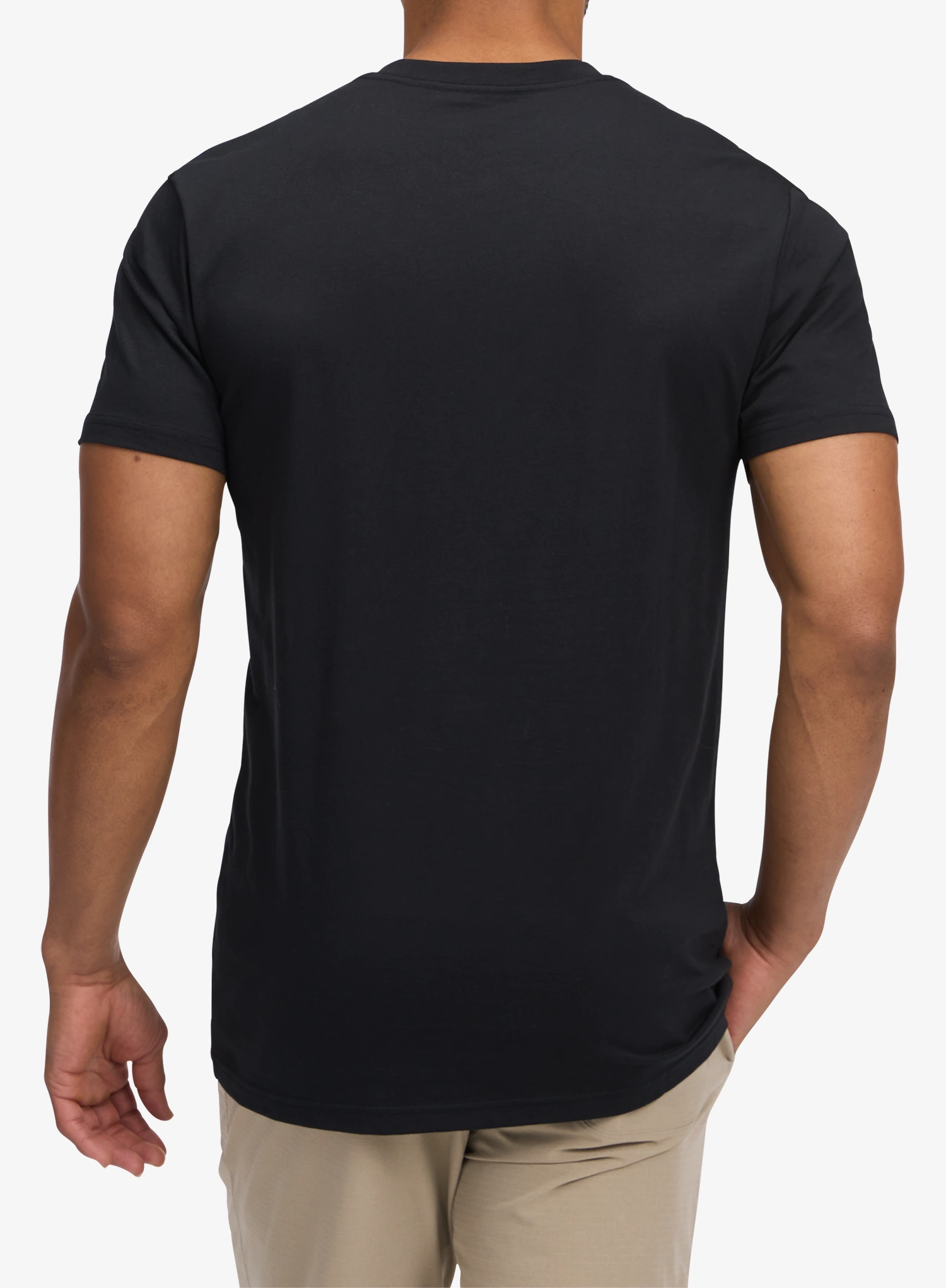 Bombažna majica Black Diamond Mini Stacked SS Tee - black