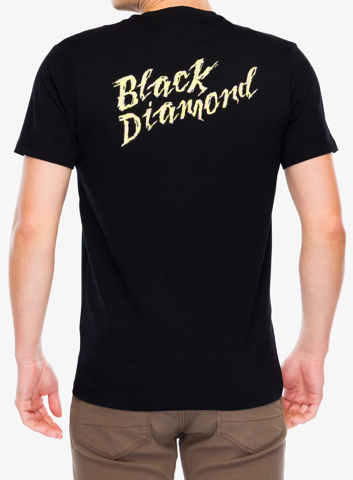 Bombažna majica Black Diamond Shredded SS Tee - black