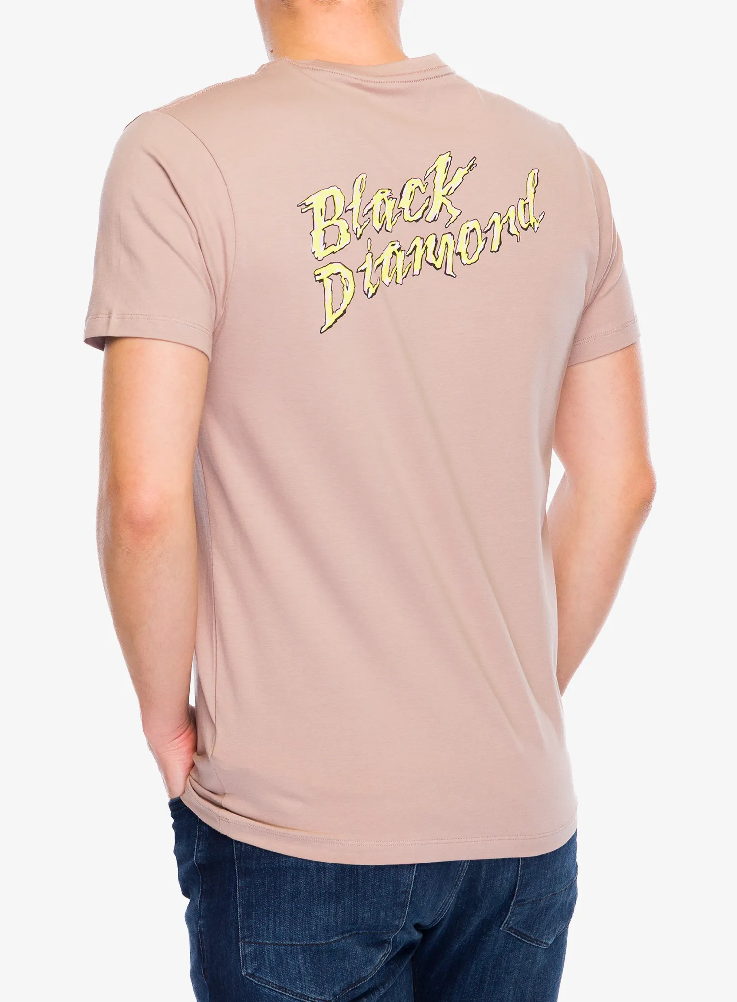 Bombažna majica Black Diamond Shredded SS Tee - pale mauve