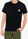 Bombažna majica Carhartt Force Pocket S/S T-Shirt - black