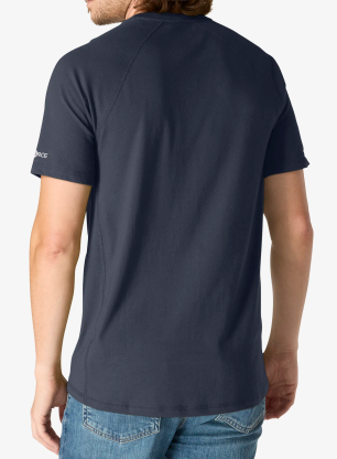 Bombažna majica Carhartt Force Relaxed T-Shirt - navy