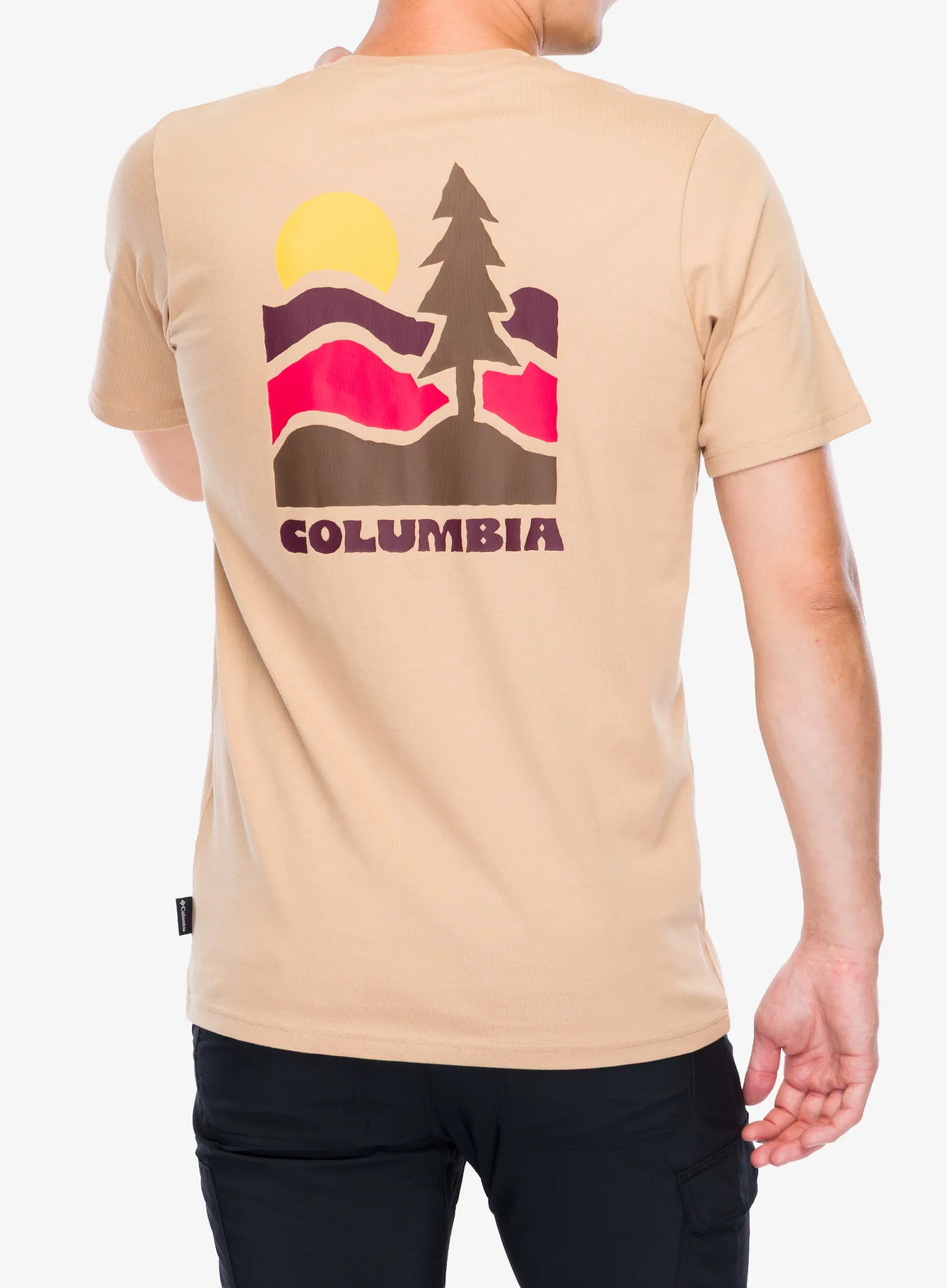 Bombažna majica Columbia Explorers Canyon Back S/S Tee - canoe/get hiked