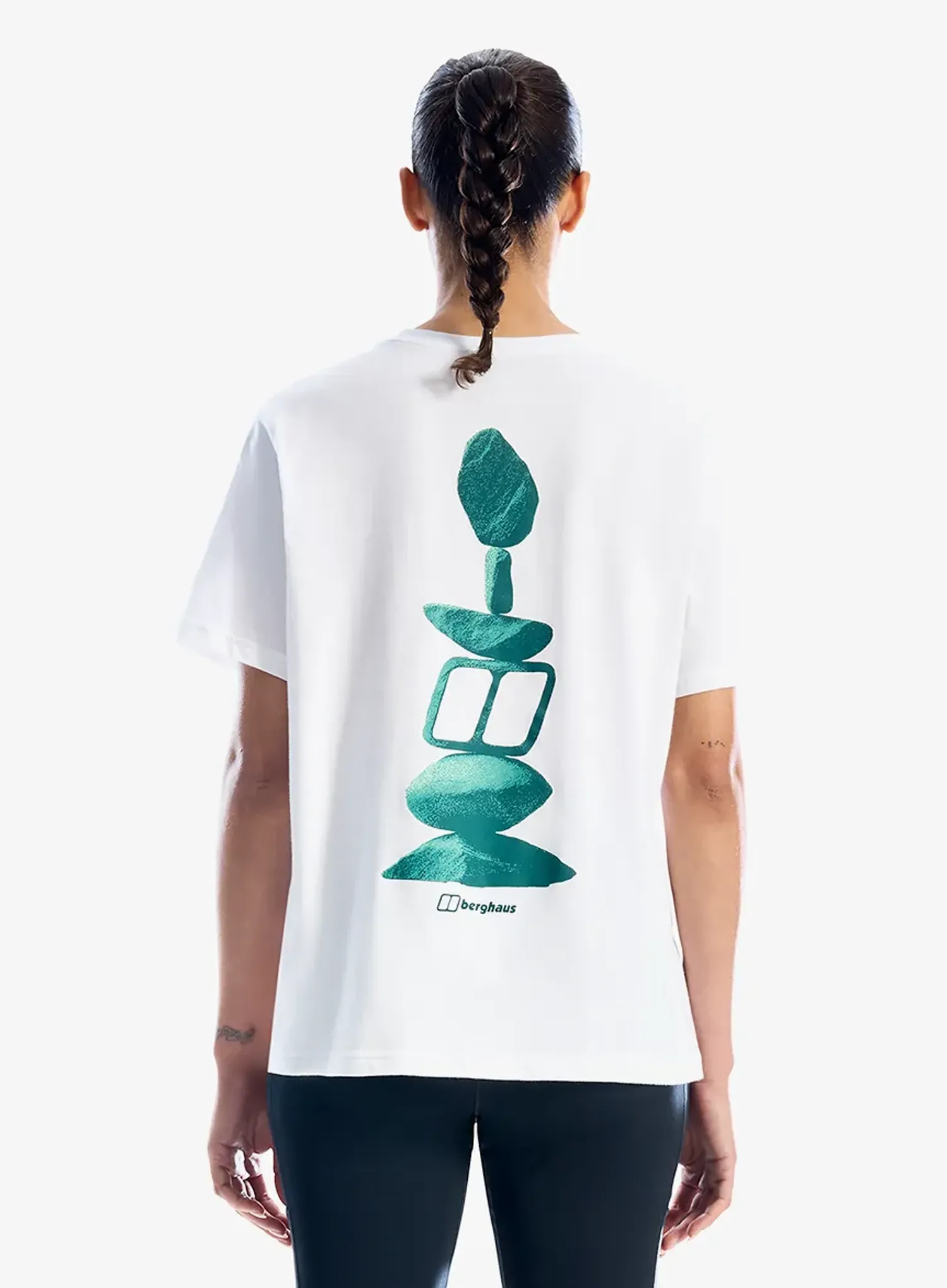 Ženska bombažna majica Berghaus Cairn Essential Tee Af - breeze