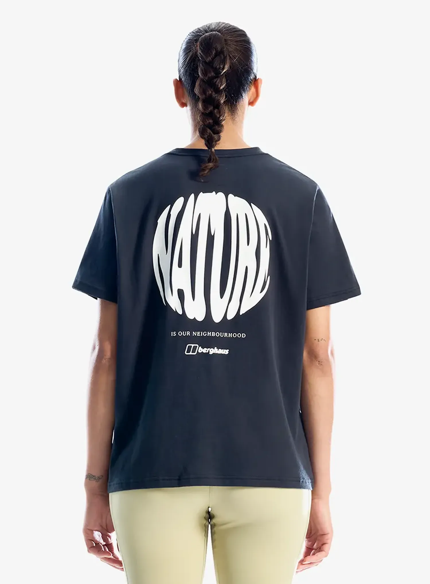Ženska bombažna majica Berghaus Nature Essential Tee Af - jet black