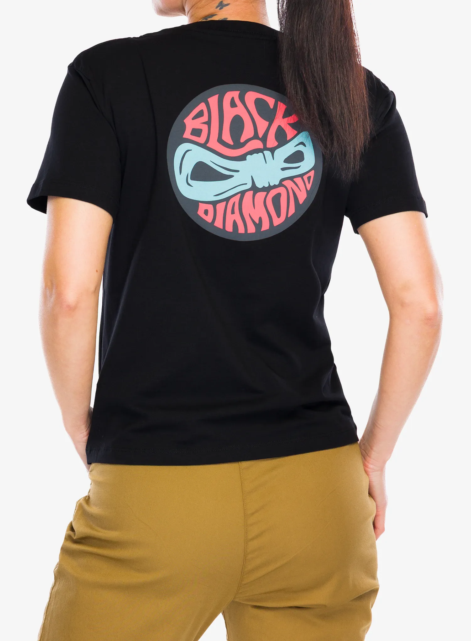 Ženska bombažna majica Black Diamond Rope Badge SS Tee - black