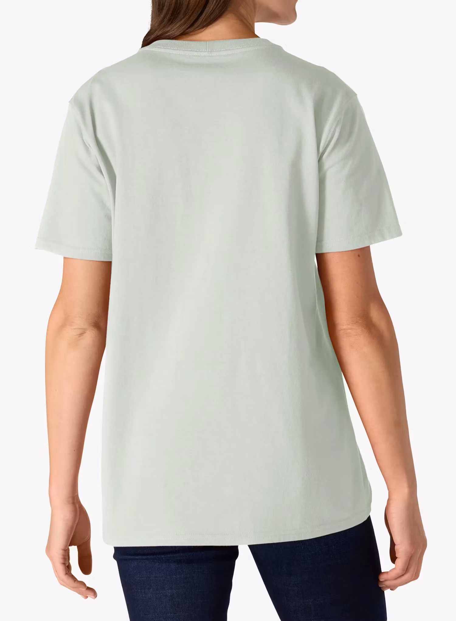 Ženska bombažna majica Carhartt Iconic WK87 Pocket T-Shirt - smoked teal