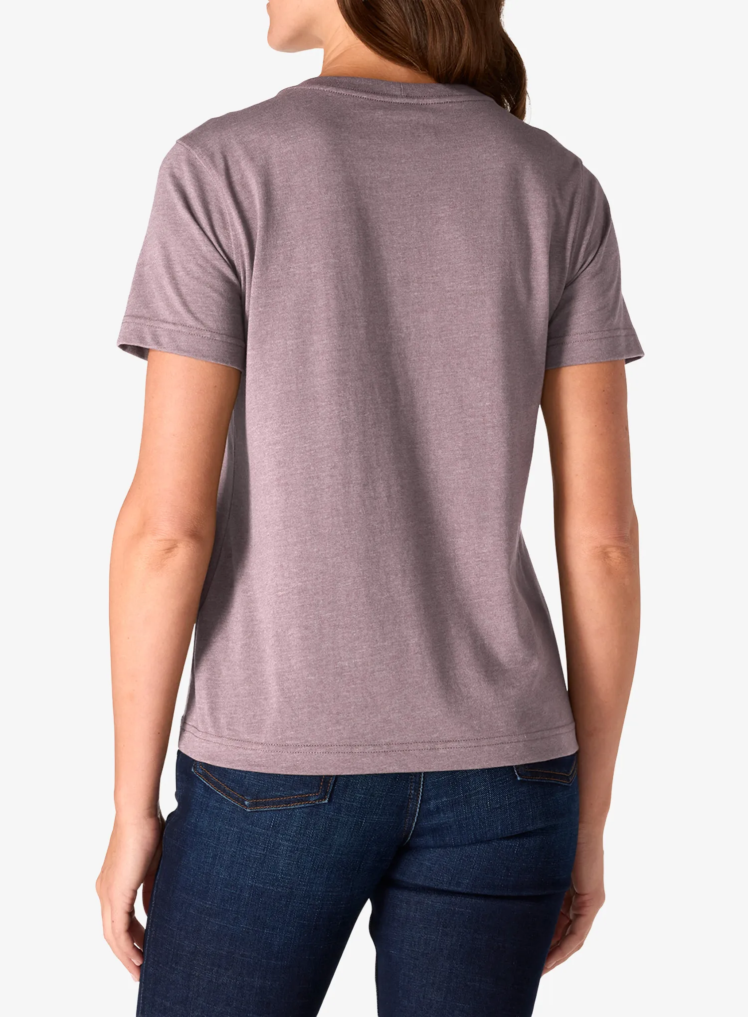 Ženska bombažna majica Carhartt Irvine Relaxed T-Shirt - ash berry heather
