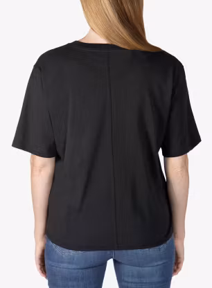 Ženska bombažna majica Carhartt Tencel Fiber Series Loose T-Shirt - black