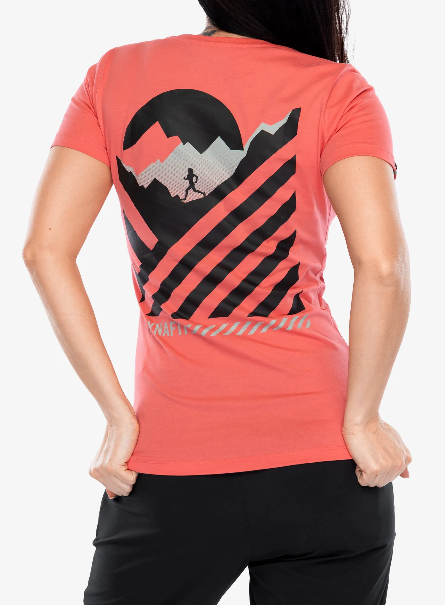 Ženska bombažna majica Dynafit 24/7 Graphic T-Shirt - cabana/striped elevation