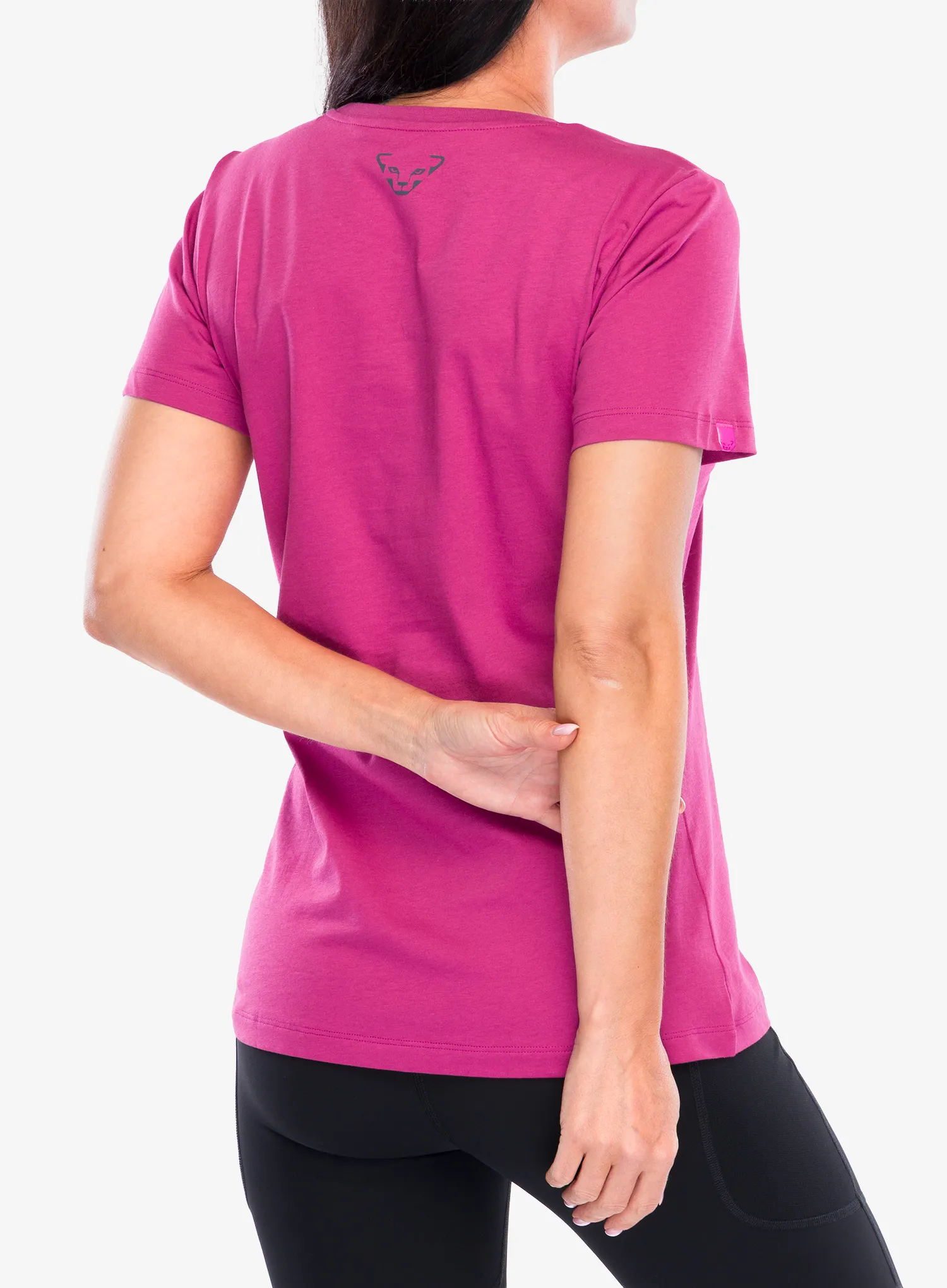 Ženska bombažna majica Dynafit Graphic CO S/S Tee - magenta/horizon