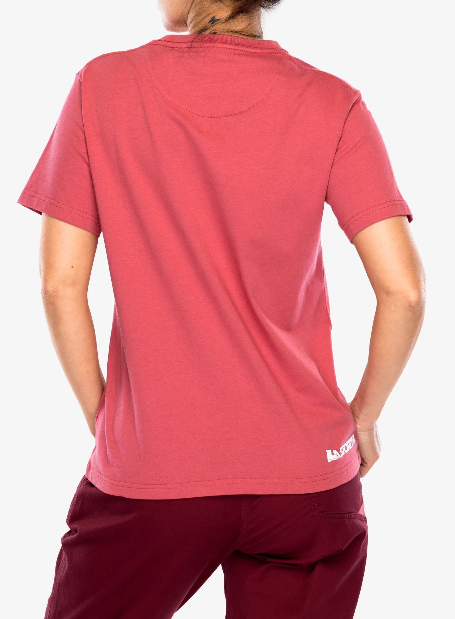 Ženska bombažna majica La Sportiva Moon Climb T-Shirt - rosebay