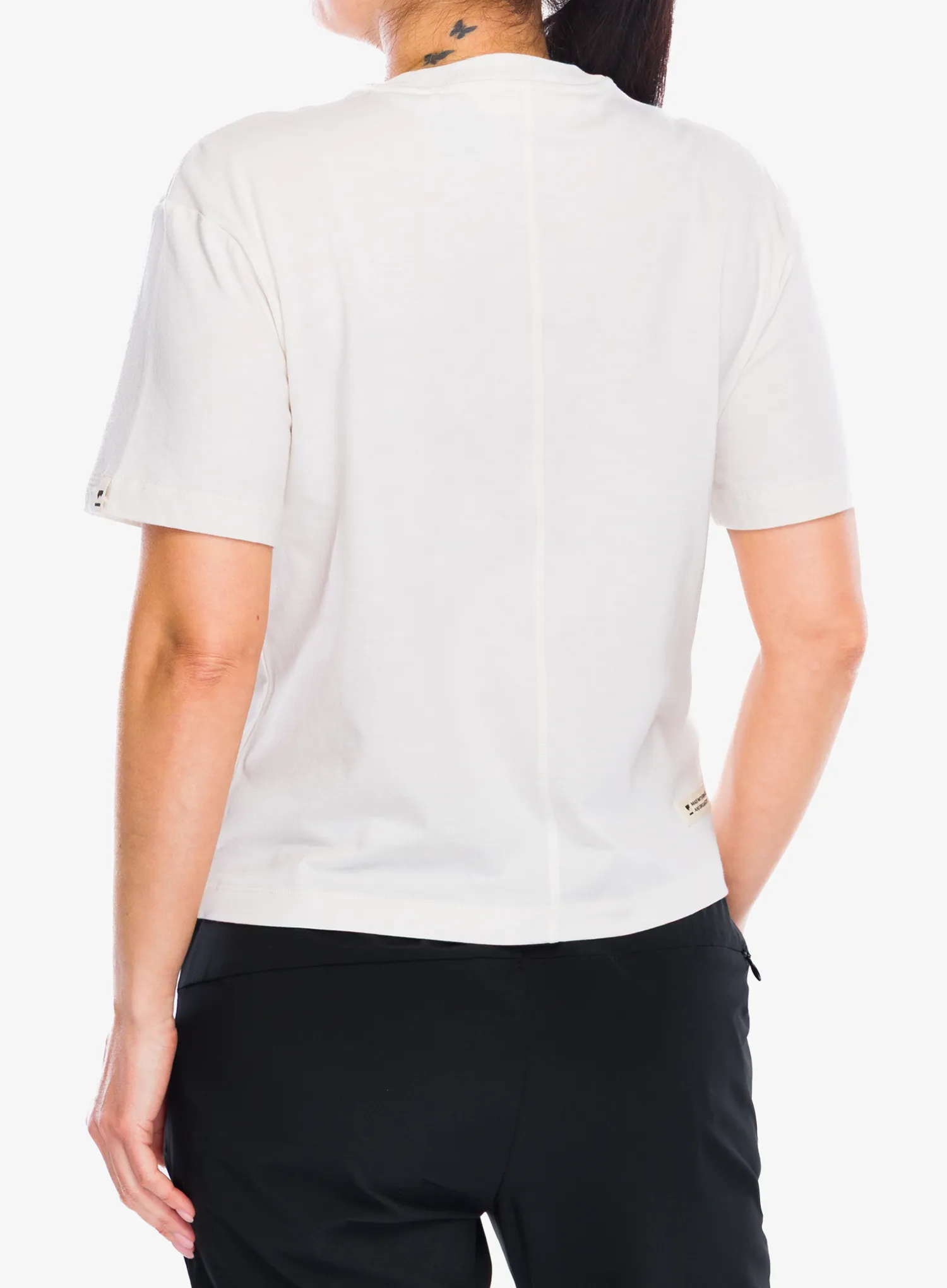 Ženska bombažna majica Mons Royale Yonder Merino Organic Cotton T-Shirt - white