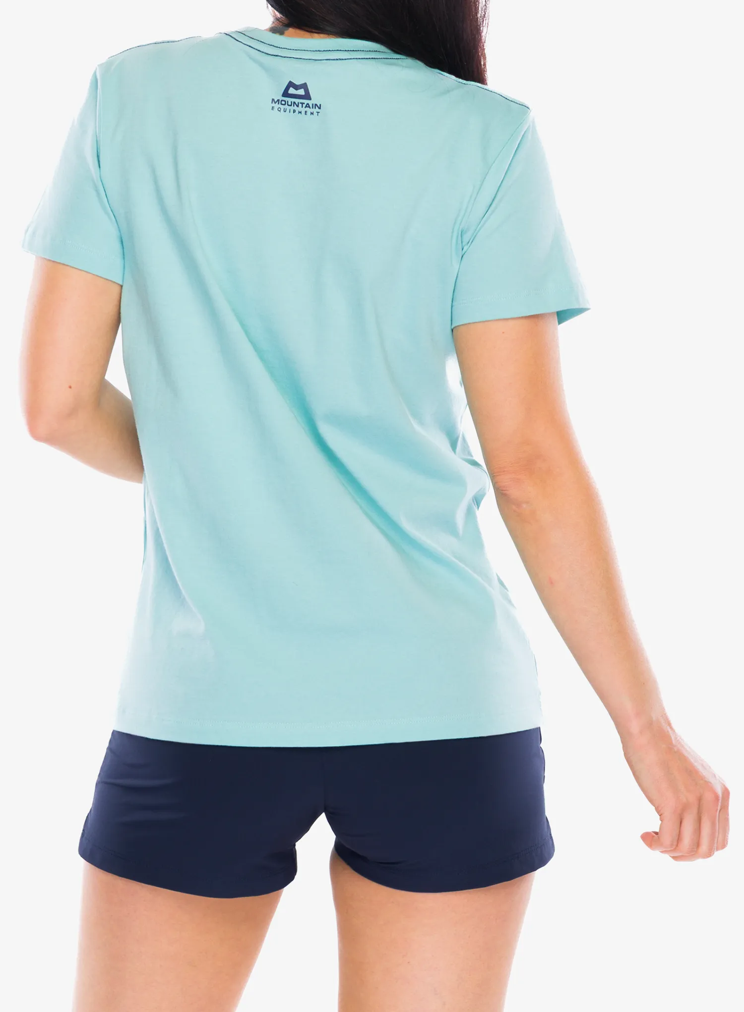 Ženska bombažna majica Mountain Equipment Alpenglow Tee - aqua
