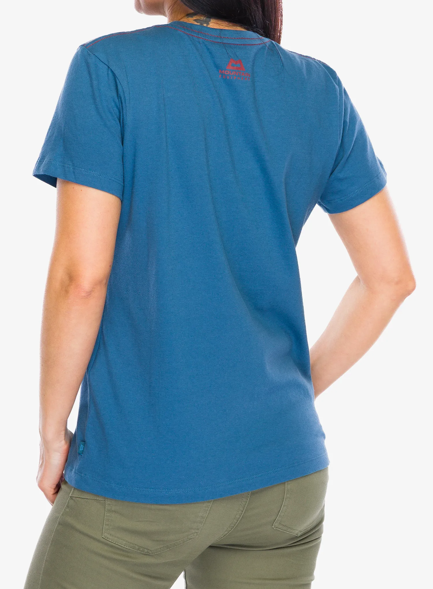 Ženska bombažna majica Mountain Equipment Alpenglow Tee - stellar blue