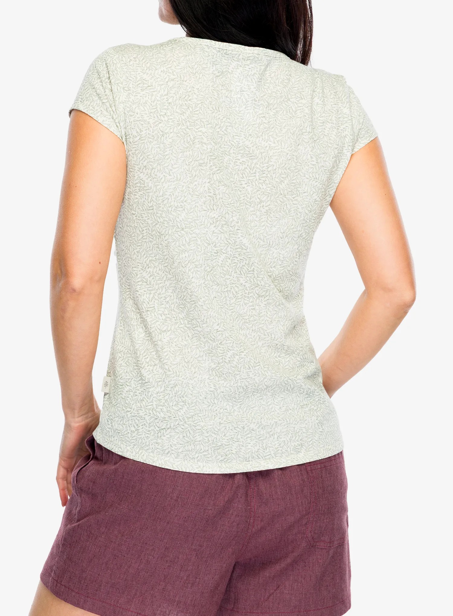 Ženska bombažna majica Royal Robbins Featherweight Slub Tee - sage leaf nisene pt