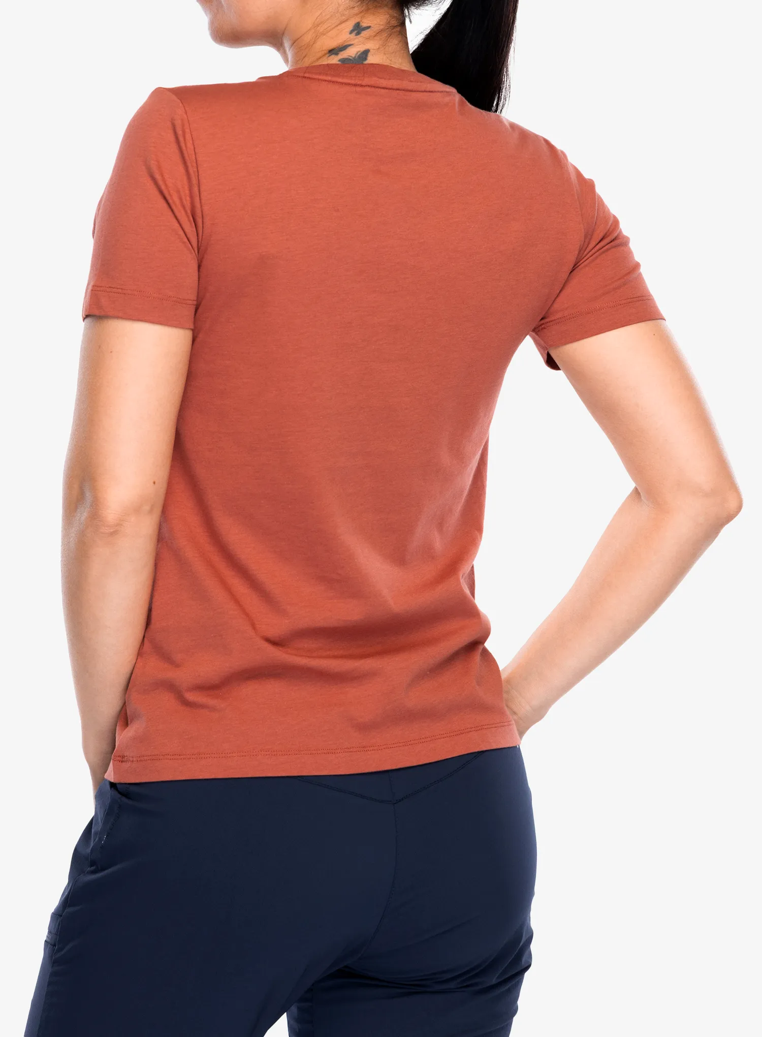 Ženska bombažna majica Salewa Eagle Logo Patch T-Shirt - etruscan red