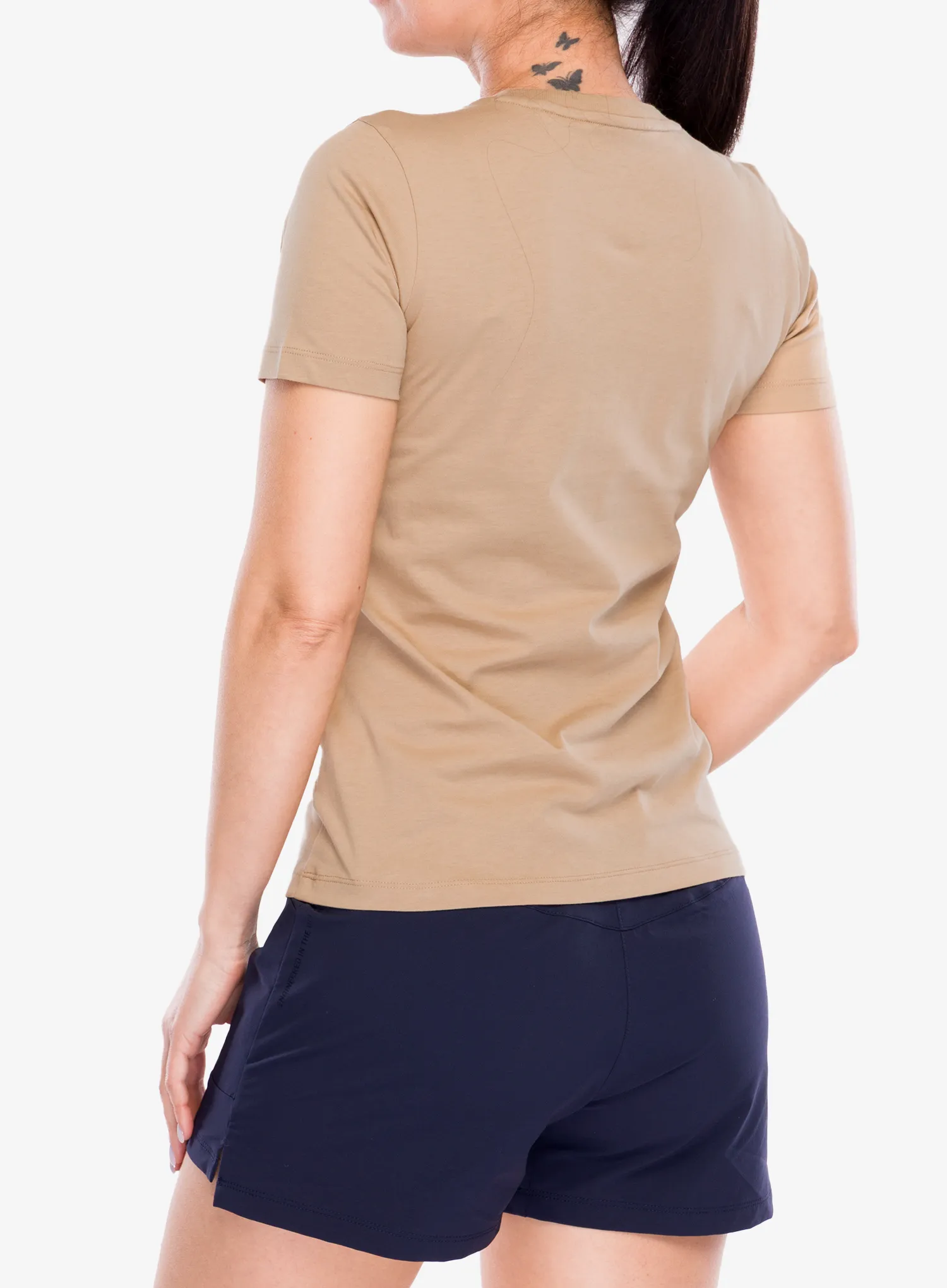 Ženska bombažna majica Salewa Eagle Logo Patch T-Shirt - quicksand