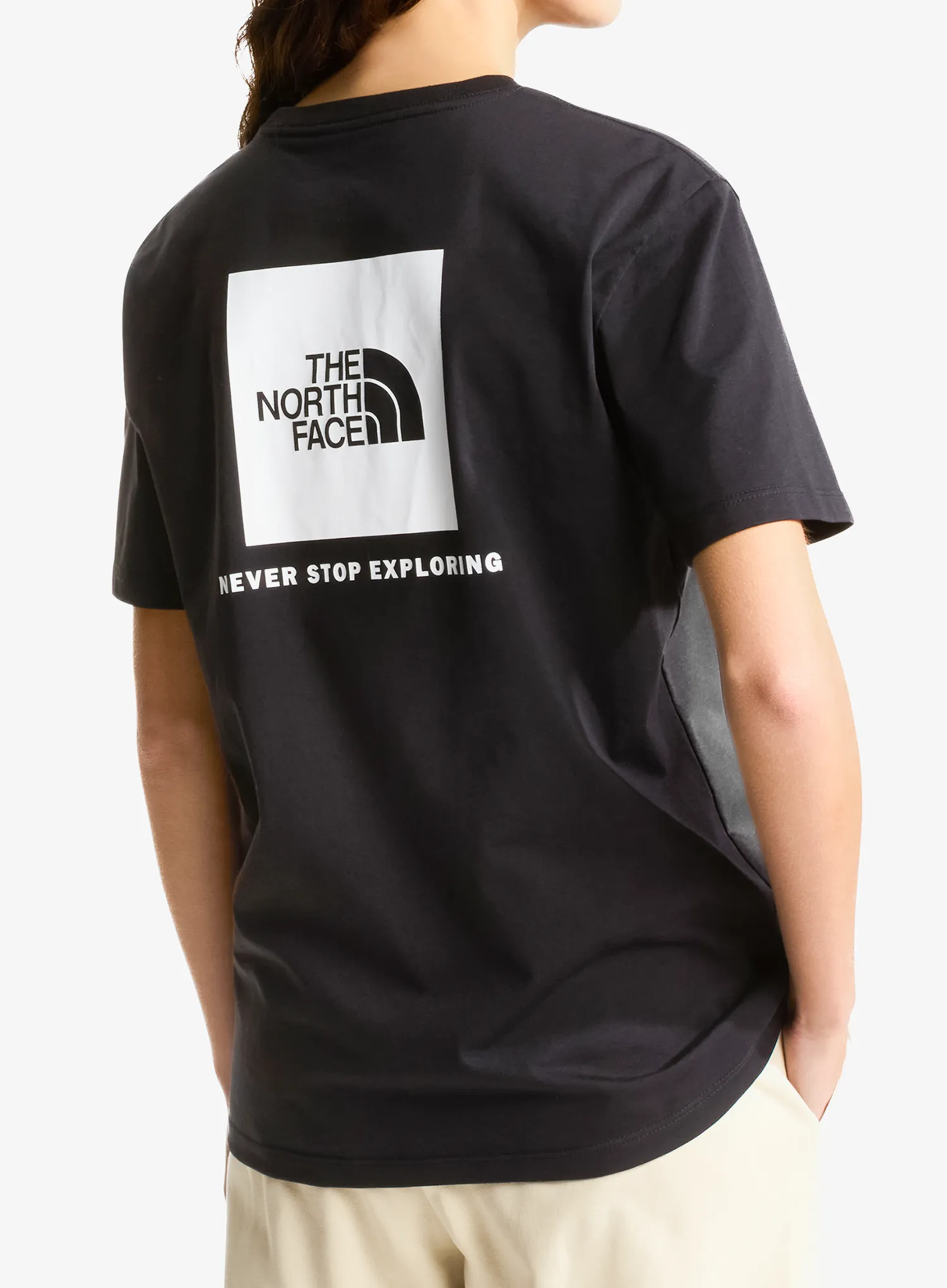 Ženska bombažna majica The North Face Evolution Half Dome Relaxed Short Sleeve - black/white