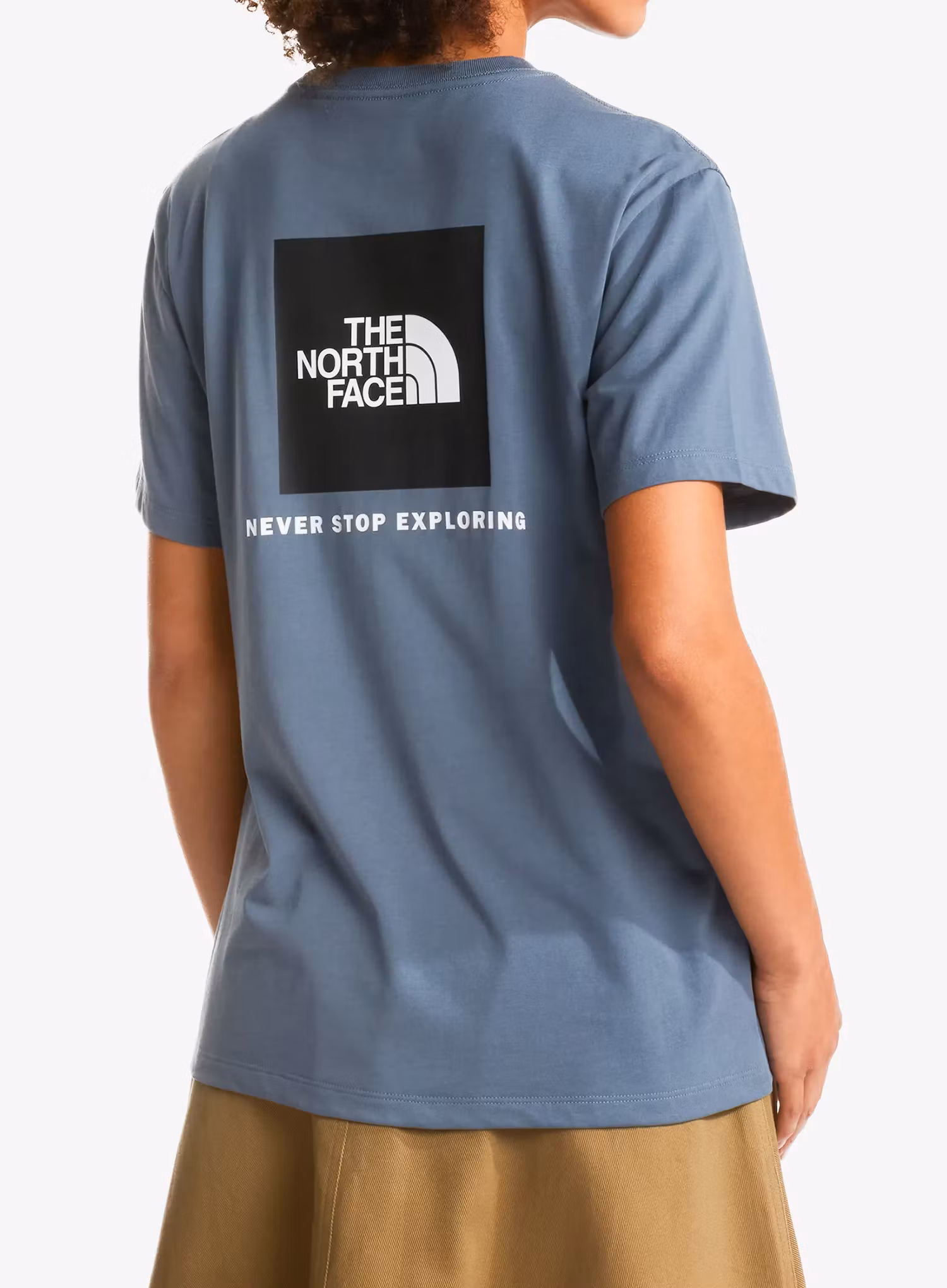 Ženska bombažna majica The North Face Evolution Half Dome Relaxed Short Sleeve - granite grey