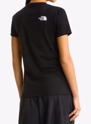 Ženska bombažna majica The North Face Evolution Half Dome Slim Short Sleeve - tnf black