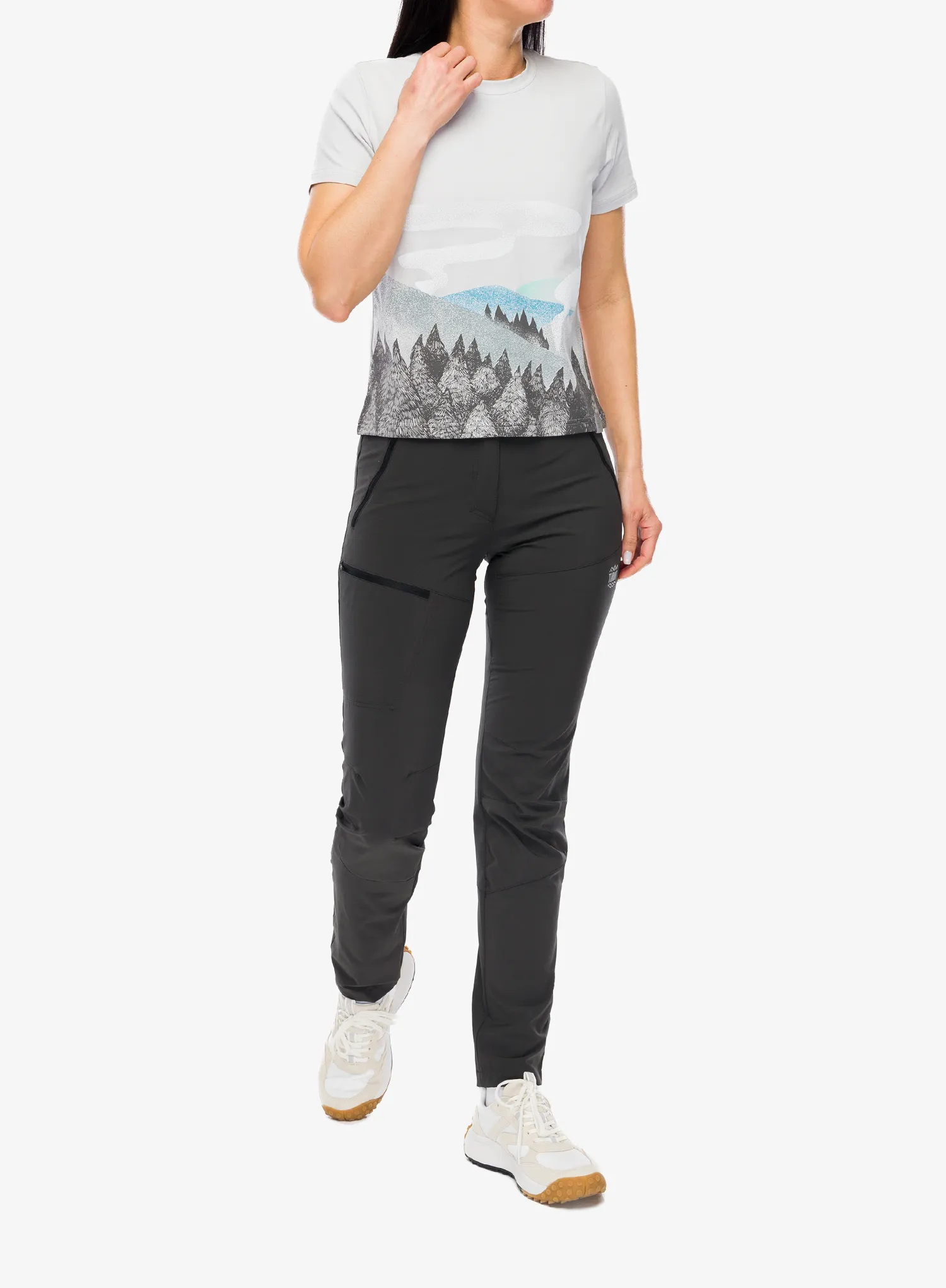Ženska bombažna majica Turbat Fog T-Shirt - vapour blue