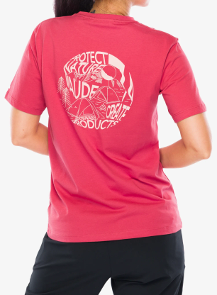 Ženska bombažna majica Vaude Spirit T-Shirt II - brick