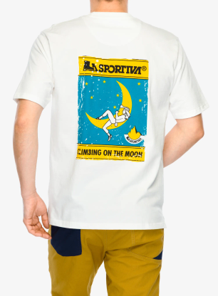 Bombažna majica La Sportiva Moon Climb T-Shirt - chalk