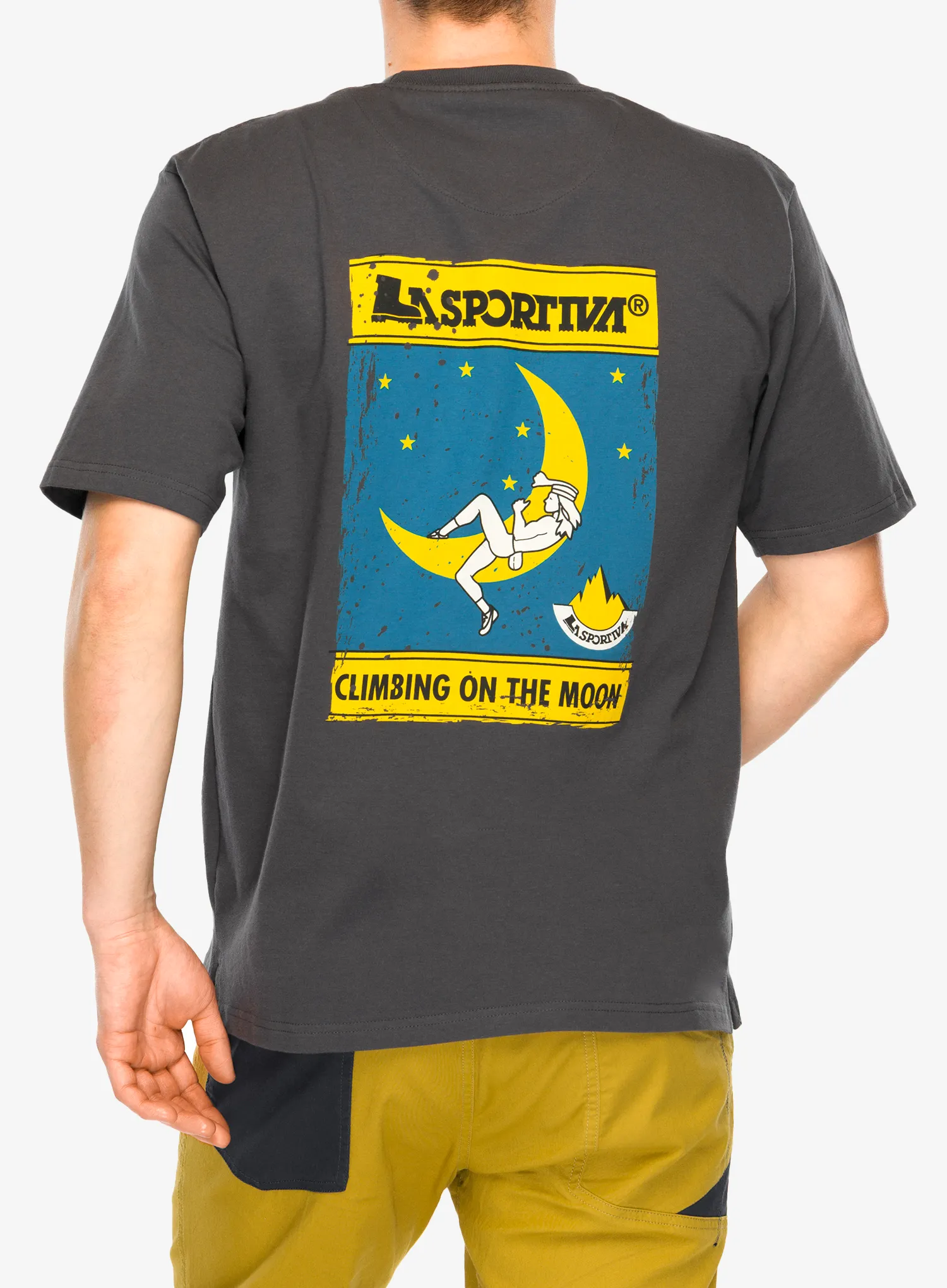 Bombažna majica La Sportiva Moon Climb T-Shirt - onyx